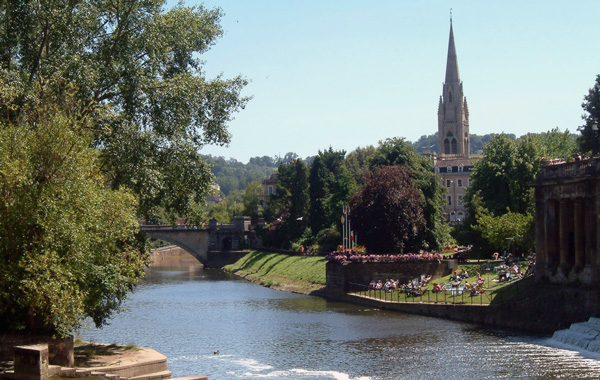 Inghilterra con bambini: Bath e Cotswolds Bath-fiume