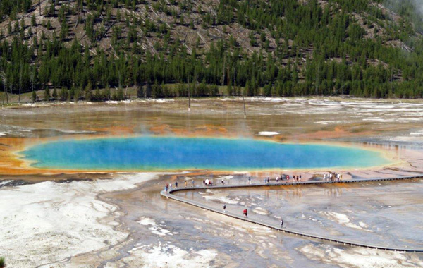 Yellowstone fai da te con bebé: la zona dei geyser