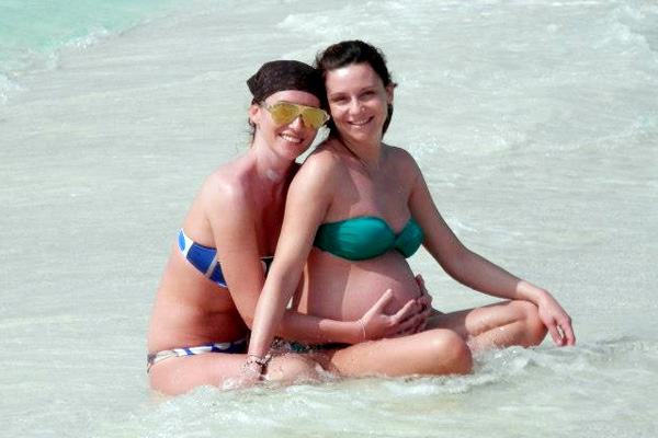 Maldive in gravidanza-bagno