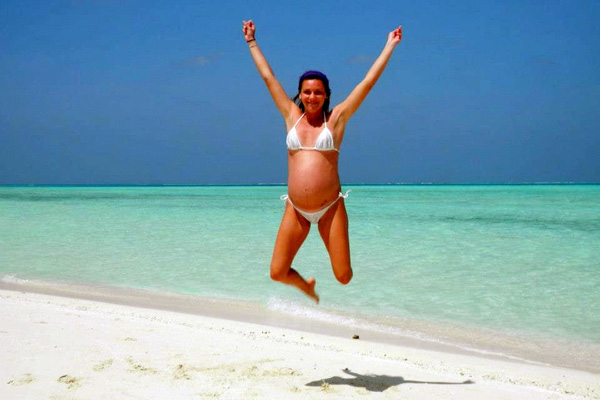 Maldive in gravidanza-salto