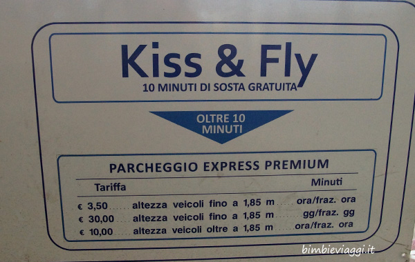 aeroporto di bologna area kiss and fly