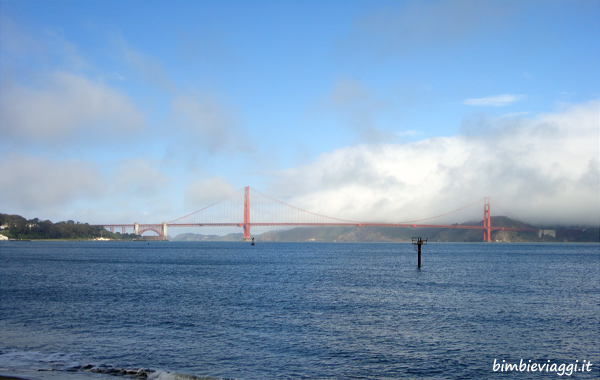 Stati Uniti con the road con bambini-Golden Gate