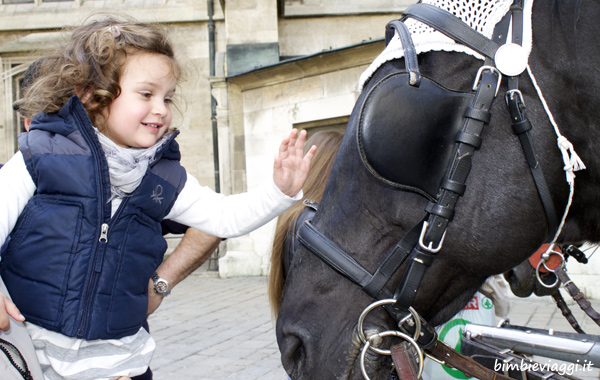 Vienna con bambini-cavallo