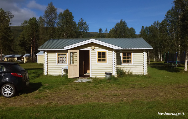 Campeggi in Norvegia con bambini-bungalow