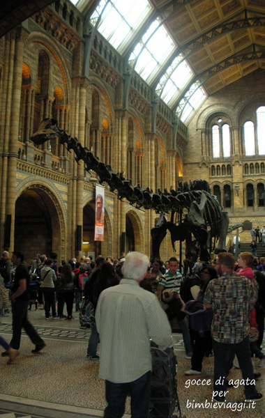Londra con bimbi museo-t-rex