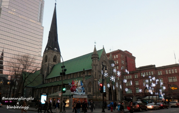 Montreal-Underground City con bambini-christ church