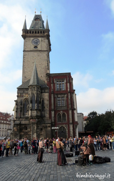 Praga con bambini-città vecchia
