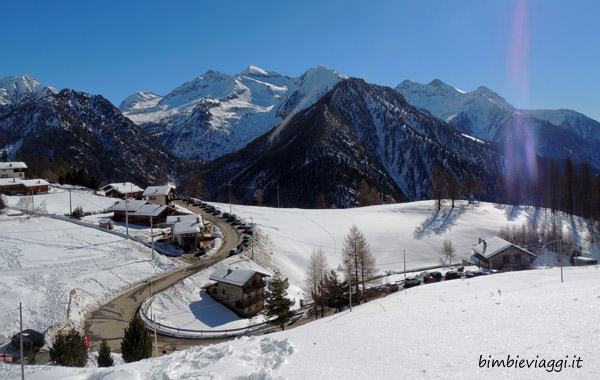 Val d Aosta con bambini-neve Brusson