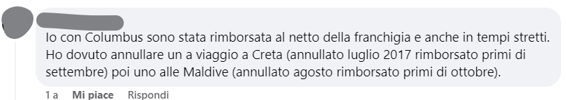 columbus assicurazioni viaggio recensioni